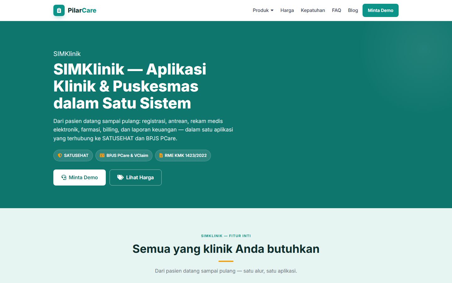 Arsitektur Sistem Klinik & Rumah Sakit Terintegrasi SATUSEHAT & BPJS